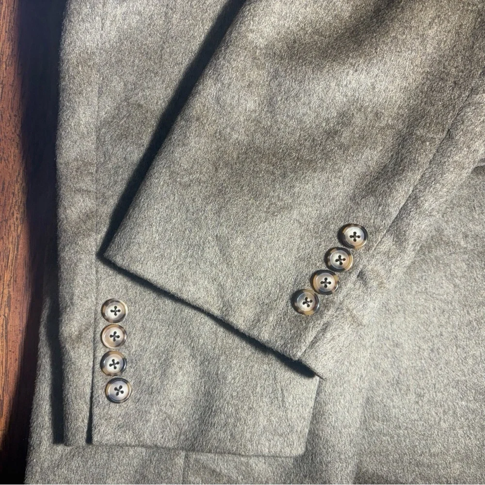 Bill Blass Men’s Coat Tan 100% Camel Hair Size 46L